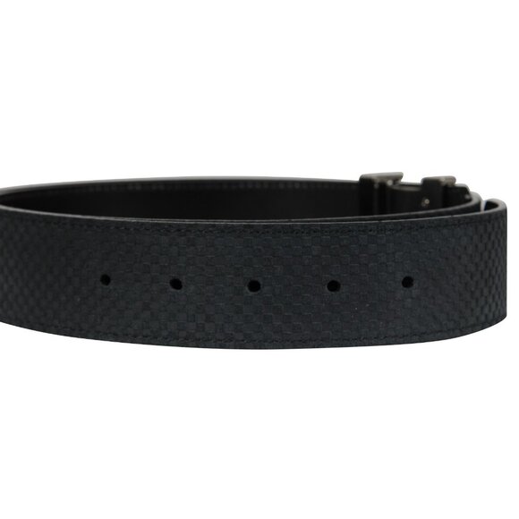 Louis Vuitton Mens Mini Damier 40mm LV Initials Belt Blue Suede Size 100 40 - Picture 13 of 15